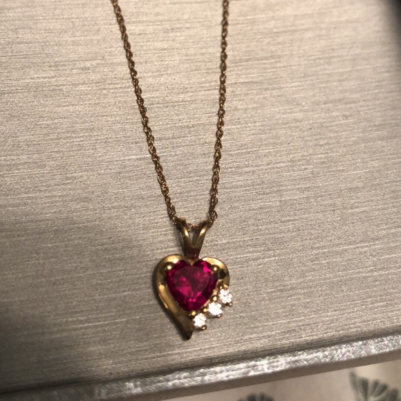 Zales Ruby Necklace 2025